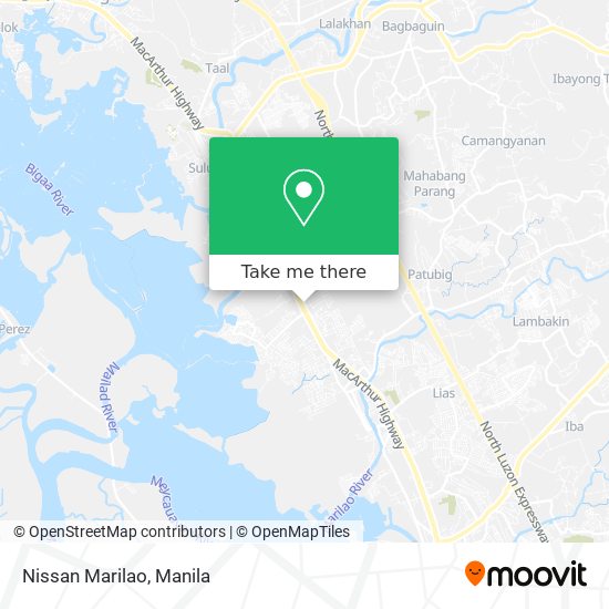 Nissan Marilao map