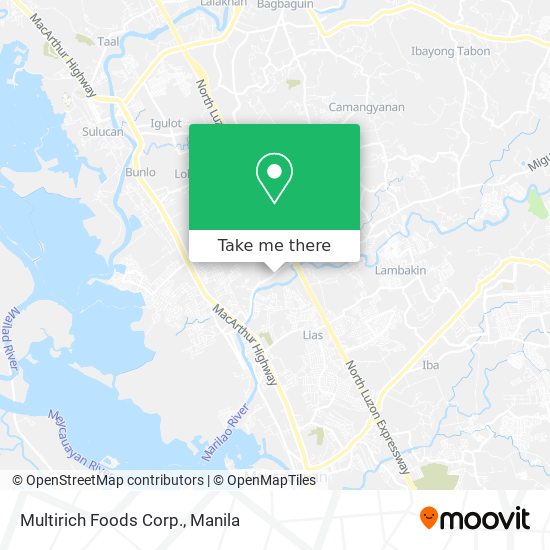 Multirich Foods Corp. map