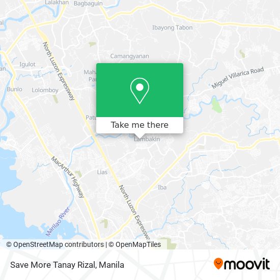 Save More Tanay Rizal map