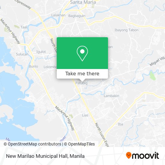 New Marilao Municipal Hall map