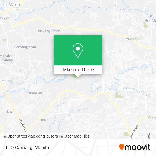 LTO Camalig map