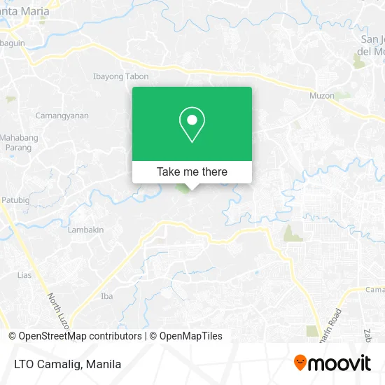 LTO Camalig map