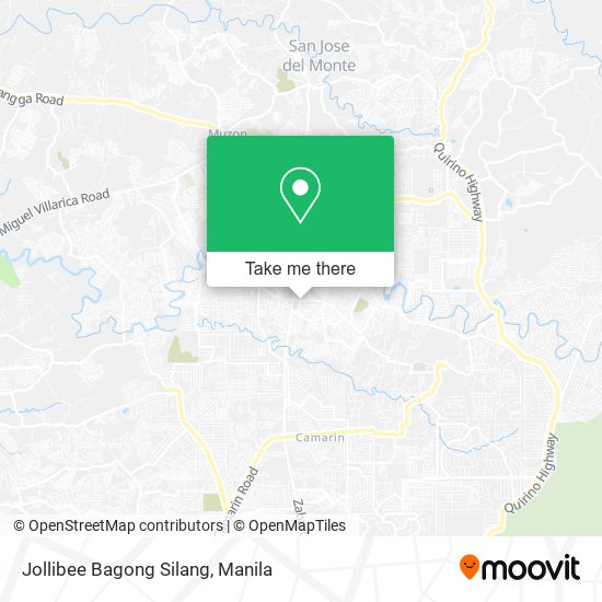 Jollibee Bagong Silang map