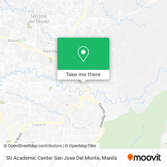 Sti Academic Center San Jose Del Monte map