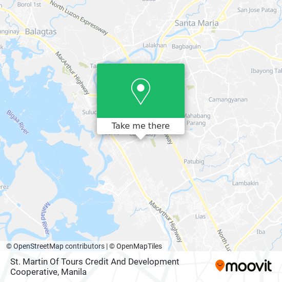 St. Martin Of Tours Credit And Development Cooperative map