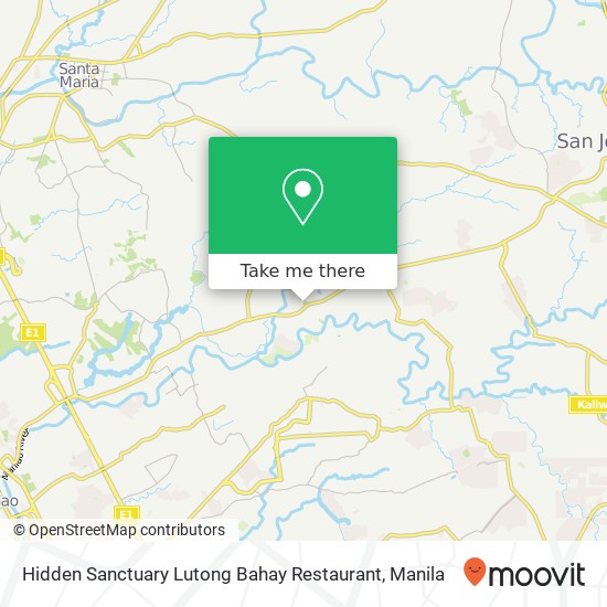 Hidden Sanctuary Lutong Bahay Restaurant map