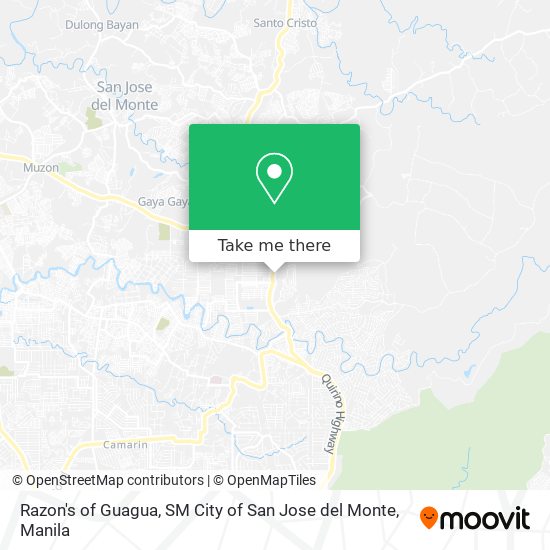 Razon's of Guagua, SM City of San Jose del Monte map