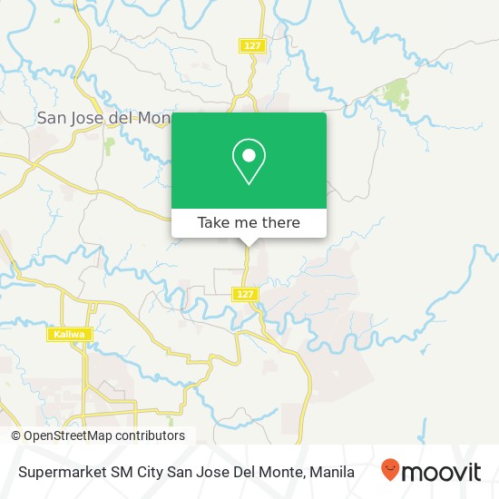 Supermarket SM City San Jose Del Monte map