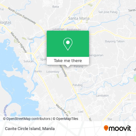 Cavite Circle Island map