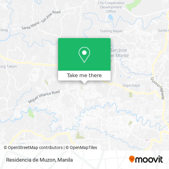 Residencia de Muzon map