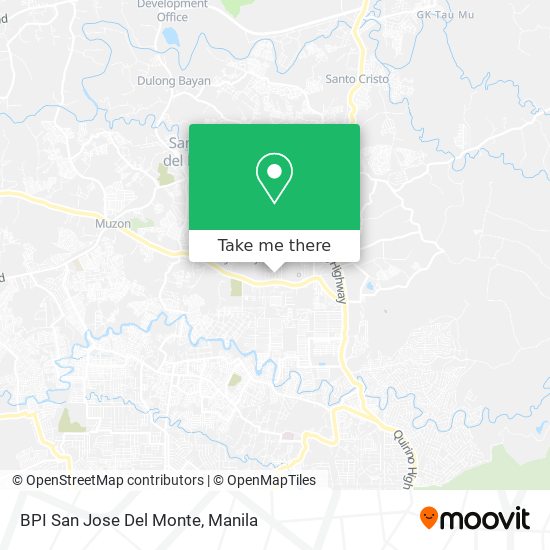 BPI San Jose Del Monte map
