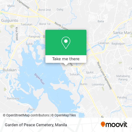 Garden of Peace Cemetery map