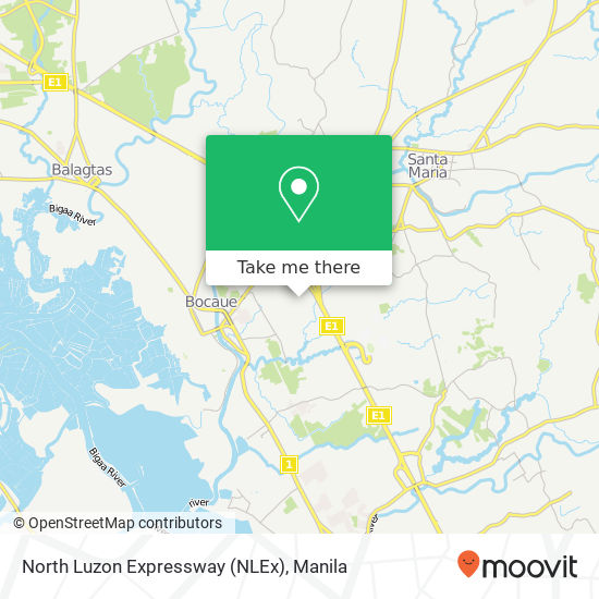 North Luzon Expressway (NLEx) map