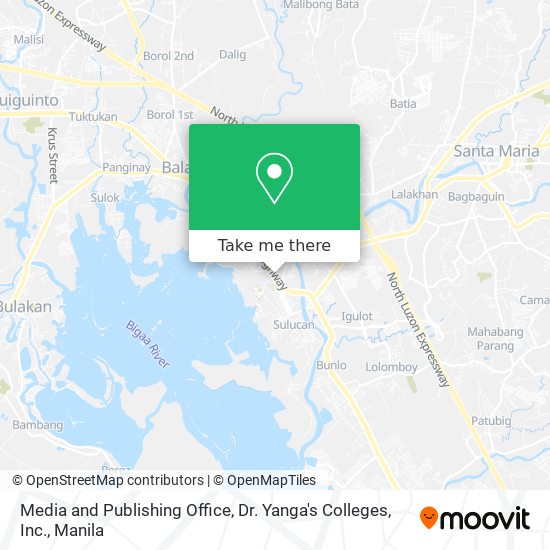 Media and Publishing Office, Dr. Yanga's Colleges, Inc. map