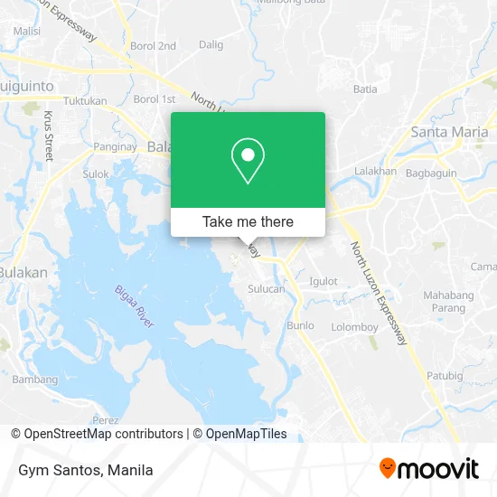 Gym Santos map