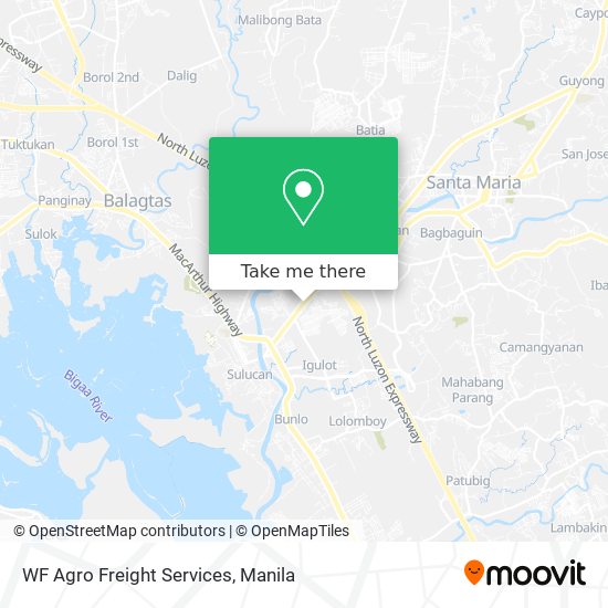 WF Agro Freight Services map