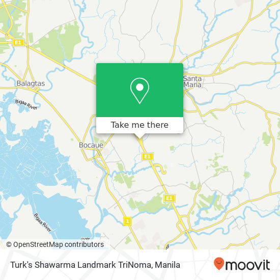 Turk's Shawarma Landmark TriNoma map