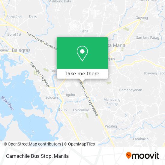 Camachile Bus Stop map