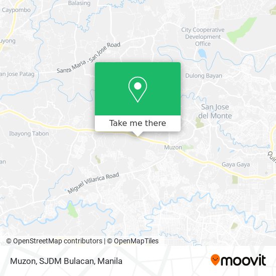 Muzon, SJDM Bulacan map
