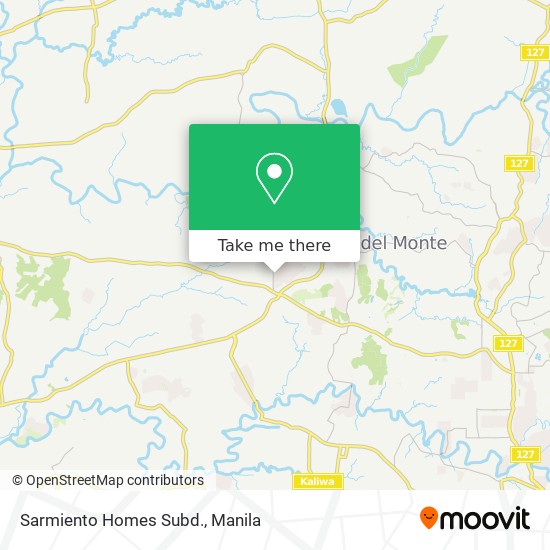 Sarmiento Homes Subd. map