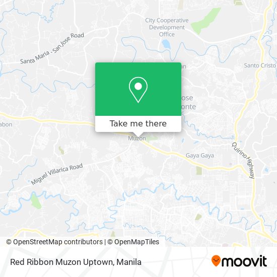 Red Ribbon Muzon Uptown map