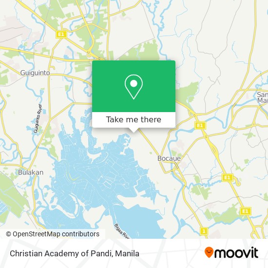 Christian Academy of Pandi map