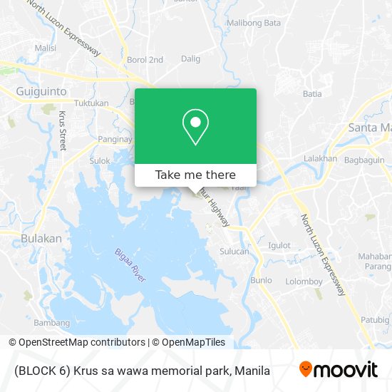 (BLOCK 6) Krus sa wawa memorial park map