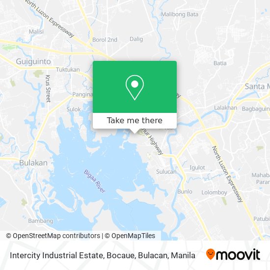 Intercity Industrial Estate, Bocaue, Bulacan map