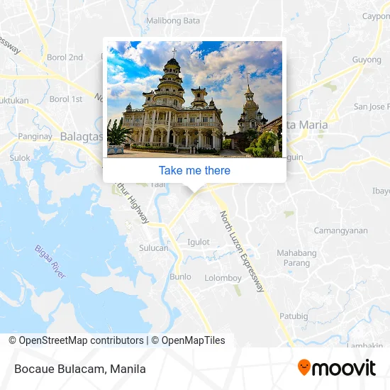 Bocaue Bulacam map