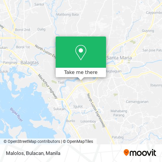 Malolos, Bulacan map