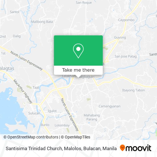 Santisima Trinidad Church, Malolos, Bulacan map