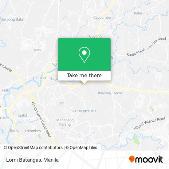 Lomi Batangas map