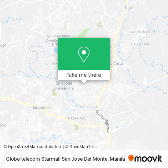 Globe telecom Starmall San Jose Del Monte map