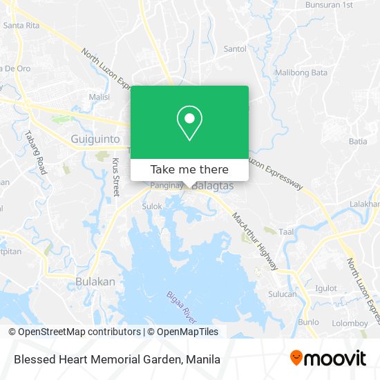 Blessed Heart Memorial Garden map