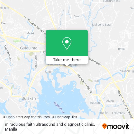 miraculous faith ultrasound and diagnostic clinic map