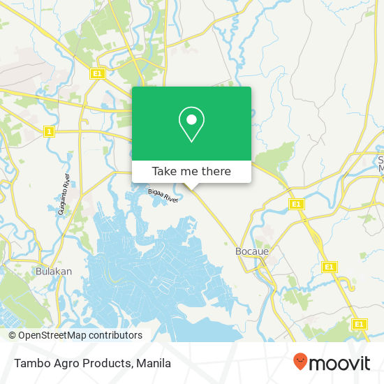 Tambo Agro Products map