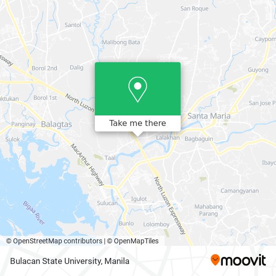 Bulacan State University map