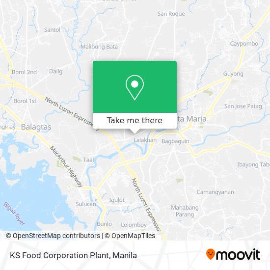 KS Food Corporation Plant map
