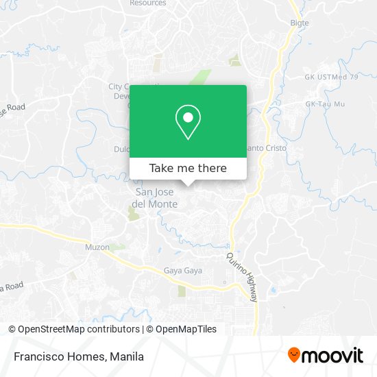 Francisco Homes map