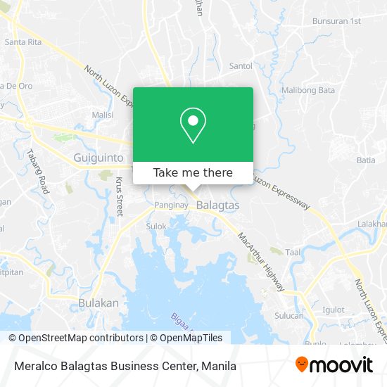 Meralco Balagtas Business Center map