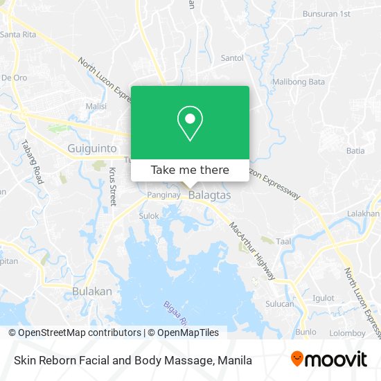 Skin Reborn Facial and Body Massage map
