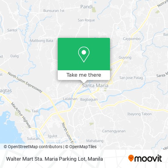 Walter Mart Sta. Maria Parking Lot map