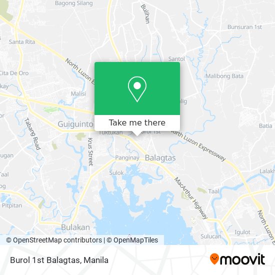 Burol 1st Balagtas map