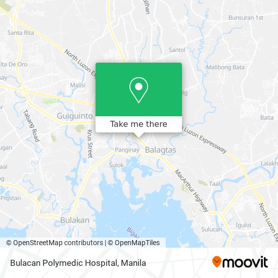Bulacan Polymedic Hospital map