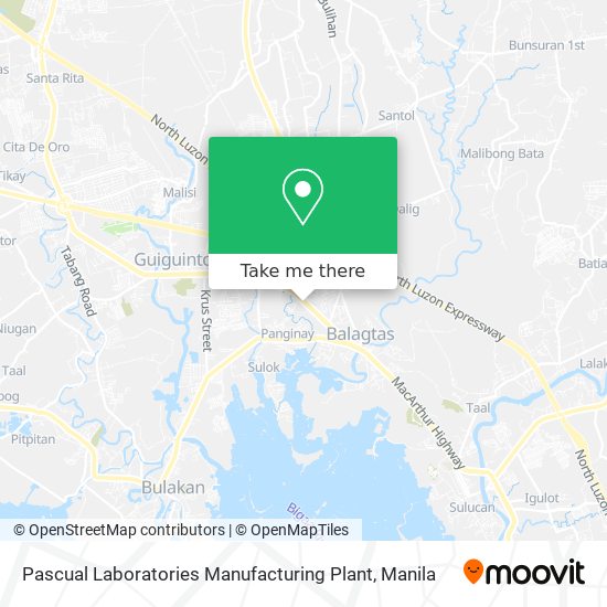 Pascual Laboratories Manufacturing Plant map