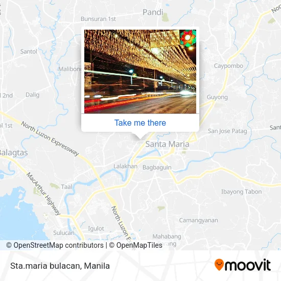Sta.maria bulacan map
