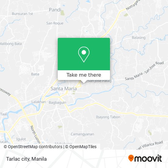 Tarlac city map