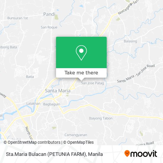 Sta.Maria Bulacan (PETUNIA FARM) map