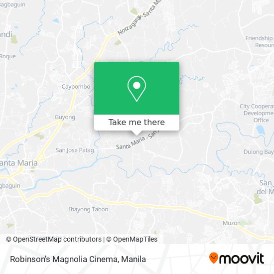 Robinson's Magnolia Cinema map