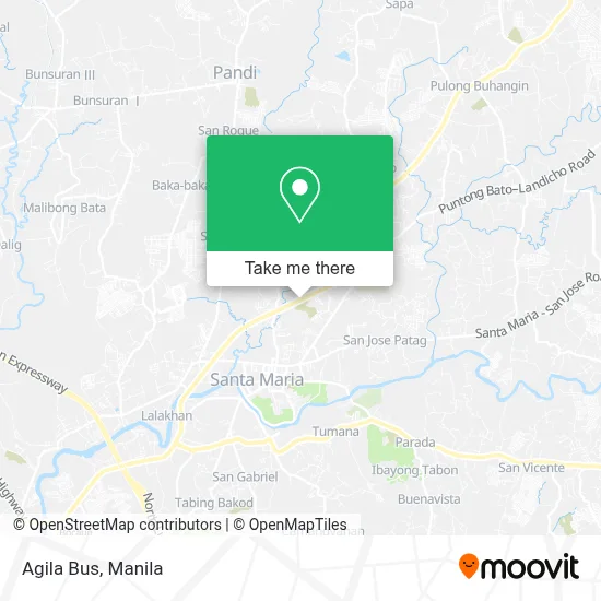 How to Get to Agila Bus in Santa Maria by Bus?